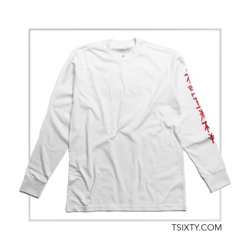 قیمت و خرید تیشرت TSIXTY آستین بلند سامورایی سفید در فروشگاه تیسیکستی | تی ثیکث تی
